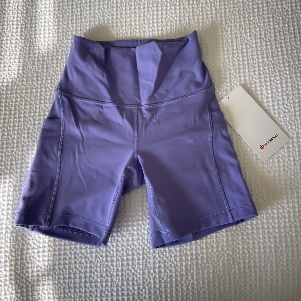 NWT Lululemon Wunder Biker Shorts